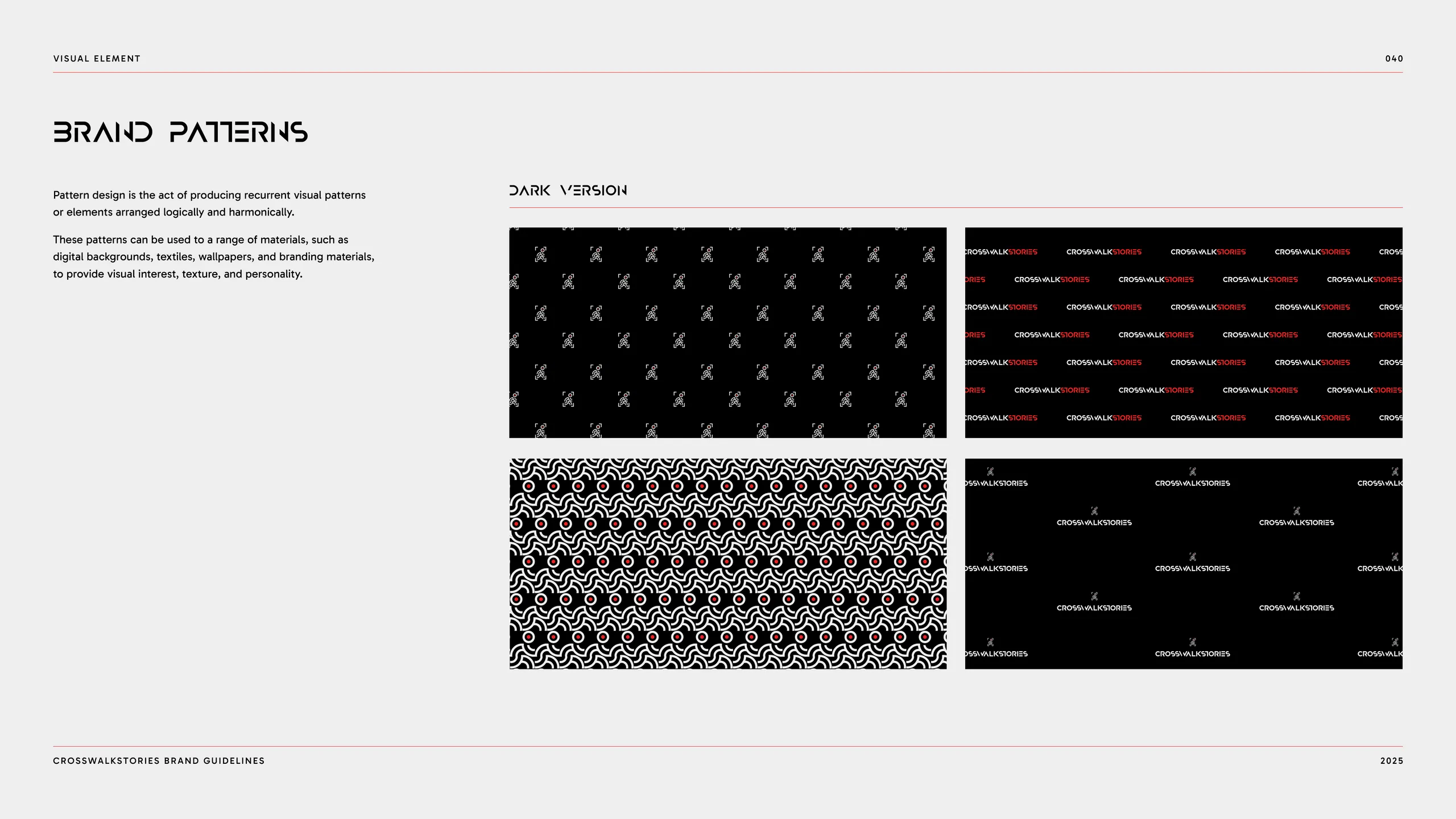 Crosswalk Stories brand identity 5